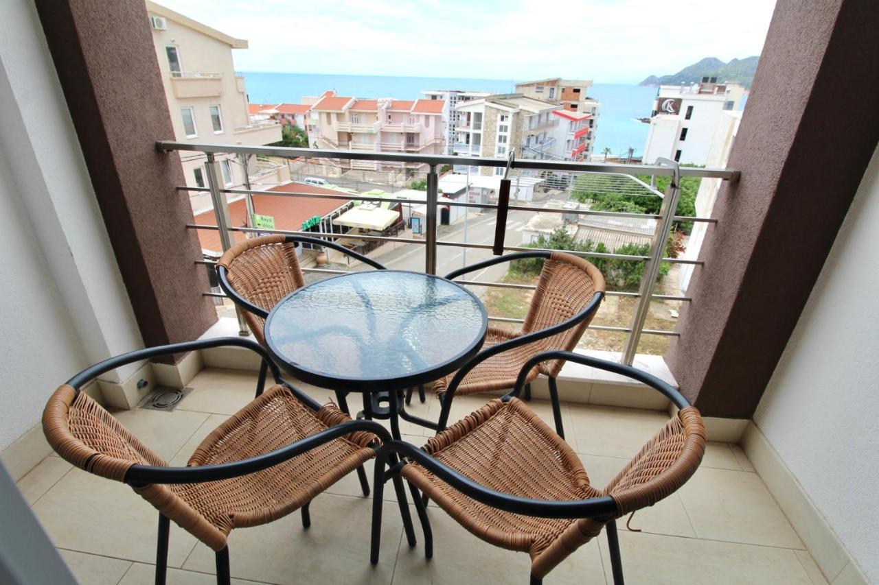 1Bd Sea View Apts Veliki Pjesak "Hajrudin" Dobra Voda Eksteriør billede